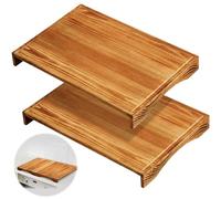Juexica 2 Pcs 15" x 22" Rv Stove Top Cover Board for Countertop Cutting Board Stove Top Wood Cutting Board for Rv Camping, Electric Range