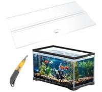 Juexica Aquarium Lid Acrylic Canopy Set Aquarium Top CoverFish Tank Lid Without Center Brace, with a Hook Knife(36 x 18 Inches)