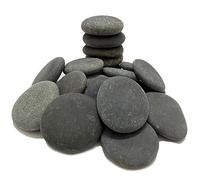 juexiyarticle Smooth Flat Stones for Painting,Natural River Rocks Painting Pebbles Decorative Stones (3-5cm)