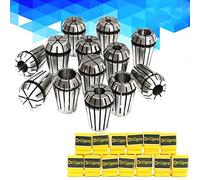 Jufjsfy 13pcs 1-13mm ER20 Spring Collet Set Milling and Engraving Clamping Lathe