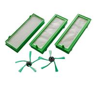 Jufjsfy Accessories for Kobold VR200 and VR300-3 x HEPA Filters and 2 x Side Brushes