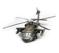 Jufjsfy Alloy Diecast Armed Helicopter Fighter Model with Sound & Light Children Collection Graded Kids Toys, Green (300982)