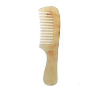 Jufjsfy Professional Beauty Ox Horn Hair Comb Brush Spa Massage