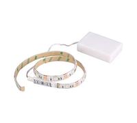 Jufjsfy RGB Flexible LED Light Strip Waterproof IP65 15leds DC5V with Controller Battery-Powered, LED Tape, Light Strips for TV Cabinet Bike Activities Decoration (0.5M)