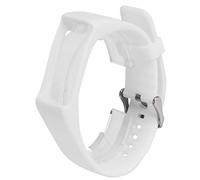 Jufjsfy Silicone Watch Band for Bracelet A360 A370 Silicone Wrist Strap Replacement Smart Bracelet for Fitness Tracker White, white