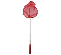 Jufjsfy Telescopic Network Portable Telescopic Net Catch Portable Stainless Steel Bag Catch Net - Red