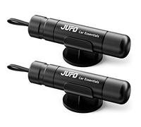 JUFO 2 packs Car Escape Tool with Seat Belt Cutter Quick Emergency Window Breaker Escape Safety Hammer (Black+Black)