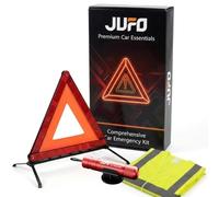 JUFO 3 in 1 UK Car Breakdown Kit with a Window Breaker and Warning Triangle