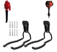 Juformin Garden Power Tool Hanger, String Trimmer Hanger, Weed Eater Rack, Garage Wall Hooks, Weedeater Hanger, Power Tool Holder for Garage Wall, Utility Hooks for Garage Tool Storage 2Pcs