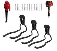JuforminWeedeater Hanger, String Trimmer Hanger, Weed Eater Rack, Garage Wall Hooks, Power Tool Holder for Garage Wall, Utility Hooks for Garage Tool Organizers and Storage 3Pcs