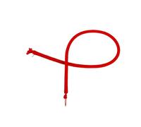 JUFYVO Deluxe Stiff Rope Close Up Magic Street Stage Illusion Gimmick Magic Trick Comedy Props Red Rope Gimmick Tool for Magic Tricks