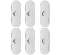 JUFYVO Plastic Porter Bee Escape Equipment, One-Way Beehive Entrance Gate, White Beehive Nest Door, Beekeeping Tools & Accessories for Beekeepers Honey Harvesting(6pcs)