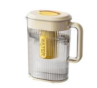 Jug with Lid, Water Jug with Lid, 2L Unbreakable Water Jug with Lid, Hot/Cold Water Jug, Heat Resistant Integrated Filter Compartment for Ice and Hot Drinks, Indoor and Outdoor