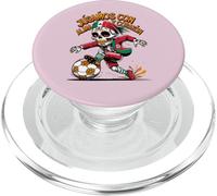 Jugamos con Alma y Corazón - Día de los Muertos Soccer Skull PopSockets PopGrip for MagSafe