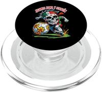 Jugamos con Alma y Corazón - Día de los Muertos Soccer Skull PopSockets PopGrip for MagSafe