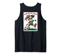 Jugamos con Alma y Corazón - Día de los Muertos Soccer Skull Tank Top