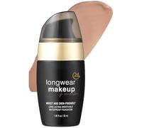 Jugaoge 30ml Waterproof Liquid Foundation for Women Full Coverage Lightweight Non Cakey Long Wearing Oil Free Sweat Resistant Daily Makeup Type 4 One Size
