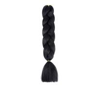 Jugaoge 3Pcs Pre Styled Braided Wig Human Hair Like Extensions for Women Men Natural Curly Straight Heat Friendly Synthetic Silk Fibers Type 1 One Size