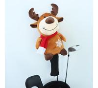 Jugaoge Christmas Magic Snowman Golf Driver Headcover, Soft and Comfortable, Excellent Protection, Ideal for Female Golfers Elk One Size