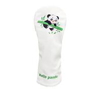 Jugaoge Classic Panda Embroidered Golf Protective Headcover Ideal For Driver Fairway Wood Accessory 1 One Size