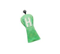 Jugaoge Luxury Golf Driver Cover - 1# Wood Head Fit, Stylish Shield Green Hybrid One Size
