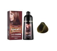 Jugaoge Natural Botanic Hair Color 1pc Vegan Friendly Conditioning Dye for Shiny Vibrant Results Easy to Use at Home Dark Linen One Size