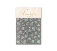Jugaoge Self Adhesive Nail Art Stickers 2Pcs Retro Firework Design DIY Manicure Decals for Women Girls Nail Salon Party Home Decoration Beauty Accessories Type 1 One Size