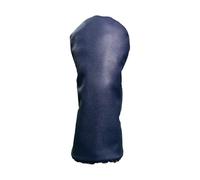 Jugaoge Waterproof Lychee Grain Golf Club Headcover, Durable PU Solid Design Wood Sleeve for Golf Course Use 1 Dark Blue One Size