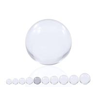 Juggle Dream 80mm Clear Acrylic Contact Juggling Ball - Transparent Clear Contact Juggling Manipulation Performance Balls
