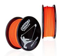 Juggle Dream Ninja Professional Diabolo String with an extra-tight weave and smooth finish - Ideal for multiple wraps, Neon Orange (10 m)