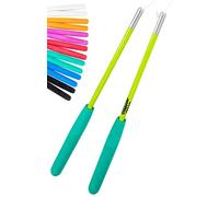 Juggle Dream SuperGlass Fibre Diabolo Handsticks with String - these Juggling Diablo Hand Sticks are Designed for Grinds and Stick Releases (Green)