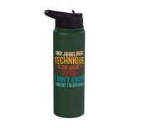 Juggling Technique Top Secret - Even I Don't Know Stainless Steel Insulated Water Bottle