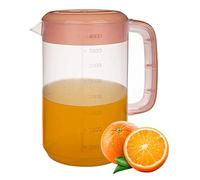 Jugs, Water Jug Plastic Water Carafe Jug 4L Large Carafe Drink Pitcher Clear Drink Pitcher Jug for Summer Drinks Making