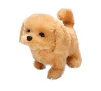 Juguete para perros que ladra, perro que habla y camina - Juguete de perro plush robot - Perro electrónico interactivo para caminar, juguete para vestir animales, características para caminar