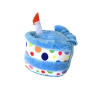 Juguetes Chirriantes Para Perros,Juguetes Chirriantes Para Perros,Lindos Animales De Peluche Para Perros Mastican Juguetes En Pastel De Cumpleaños | Juguete De Peluche Para Perros, Juguetes Para Masti
