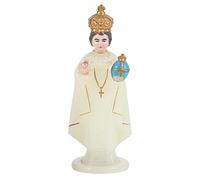 Jugutyeg Catholic Jesus Statue, Ornament, Figure, Sculpture for Desk, Office Or Home, White, 10.5cm