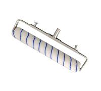 Jugutyeg Paint Roller with Frame Adjustable Roller Cover Decoration Replacement Paint Roller Sleeve for Room Kitchen Concrete Driveway, Blue Strips