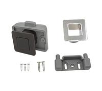 Jugutyeg Push Button Lock for Cars, Push Button Lock for Kitchen Cabinet Doors, Furniture Accessories, Cabinet Hardware and Boat Hardware, Black