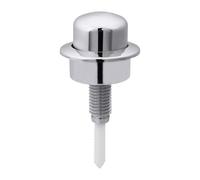 Jugutyeg Toilet Press Button Single Flush Replacement Tool Universal Round Design PP Material Easy Installation Suitable for Toilet Tank Decor, 10cmx4.8cm
