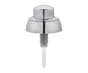 Jugutyeg Toilet Press Button Single Flush Replacement Tool Universal Round Design PP Material Easy Installation Suitable for Toilet Tank Decor, 10cmx5.8cm