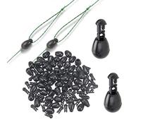 JUHONNZ Quick Change Beads, 30 Pcs Fishing Connector Snap Accessories for Hook Links Method Feeders,Fishing Hooklength Instantly Shock Bead for Carp Fishing Feeder Small Line Stoppers
