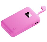 Juice 10000mAh Integrated 2 Portable Power Bank - Pink