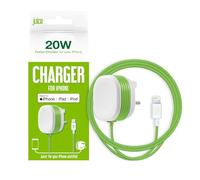 Juice JUI-MAINS-LIGHT-20W-ECO mobile device charger Headset Smartphone Tablet Blue AC Fast charging Indoor