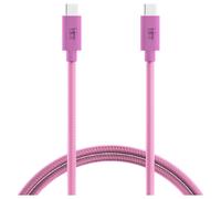 Juice 2m USB Type-C to USB Type-C Charging Cable - Pink