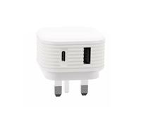 Juice 30W USB-A and USB-C Mains Charger - White