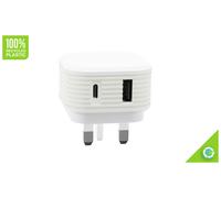 Juice 30W USB-A and USB-C Mains Charger - White