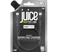 Juice JUI-CABLE-TYPEC-4.0-1M-RND-ECO-BLK USB cable USB4 Gen 2x2 USB C Black