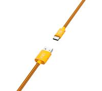 Juice Animals Braided USB-A to USB-C Charging Cable 2m, Fast Charge & Data Sync Lead Compatible with iPhone 17 Range, Galaxy S24 Series, Pixel 9 & Other USB-C Devices - Tiger