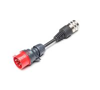 Juice Booster Connector Three Phase Red Commando Socket CEE16 / 400V/16A / 11kW Commando, Domestic, Industrial Commercial Socket