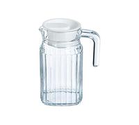Juice Bottle Acrylic Material Transparent Striped Water Bottle Elegant Reusable Plastic Jugs for Juice Smoothies Tea Milk Kombucha Homemade Beverages